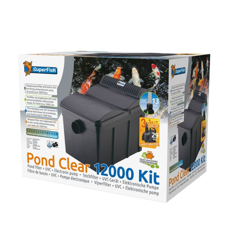 Günstig SuperFish Pond Clear Kit 12000 i mPreisvergleich in unserem Onlineshop auf Hundeliebe-shop.de kaufen.