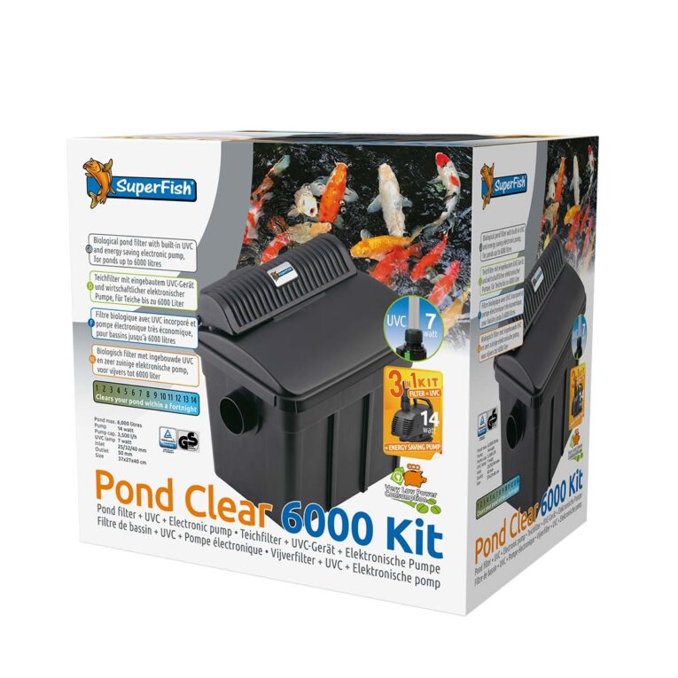 Günstig SuperFish Pond Clear Kit 6000 i mPreisvergleich in unserem Onlineshop auf Hundeliebe-shop.de kaufen.