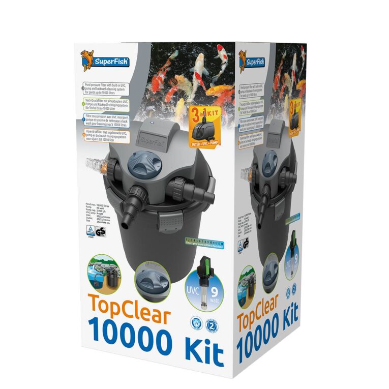 Günstig SuperFish TopClear Kit 10000 i mPreisvergleich in unserem Onlineshop auf Hundeliebe-shop.de kaufen.