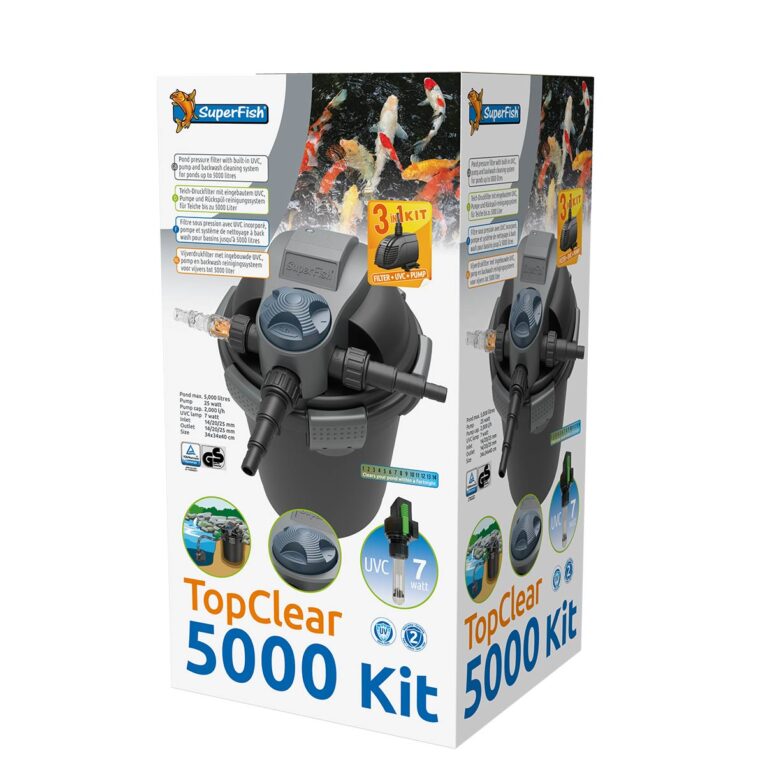 Günstig SuperFish TopClear Kit 5000 i mPreisvergleich in unserem Onlineshop auf Hundeliebe-shop.de kaufen.