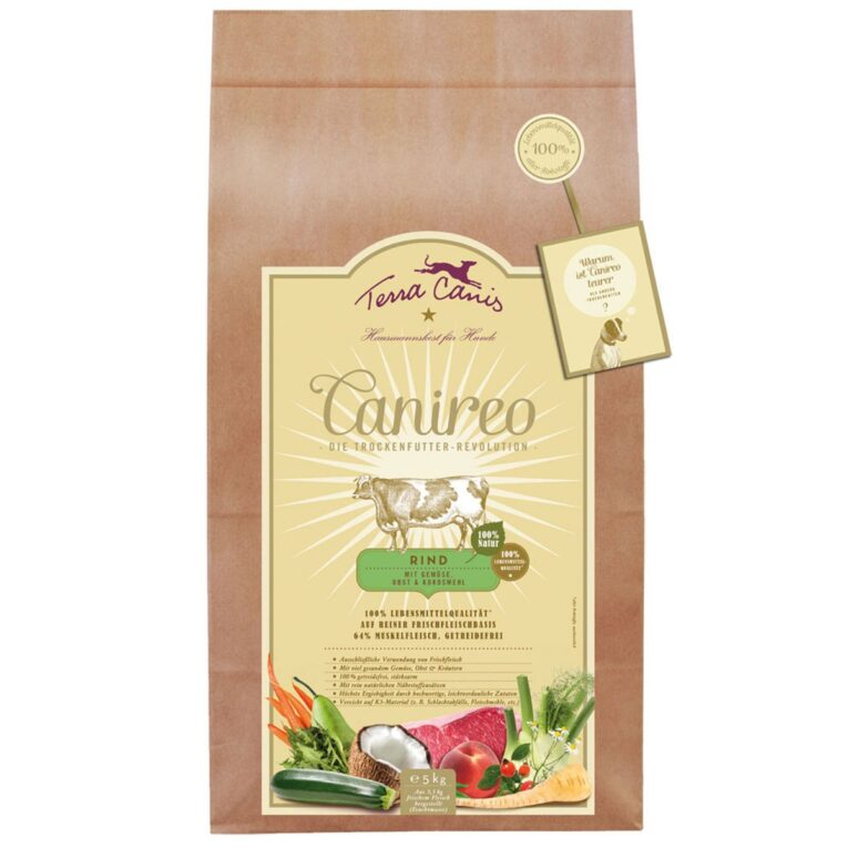 Günstig Terra Canis Canireo Rind 2x5kg i mPreisvergleich in unserem Onlineshop auf Hundeliebe-shop.de kaufen.