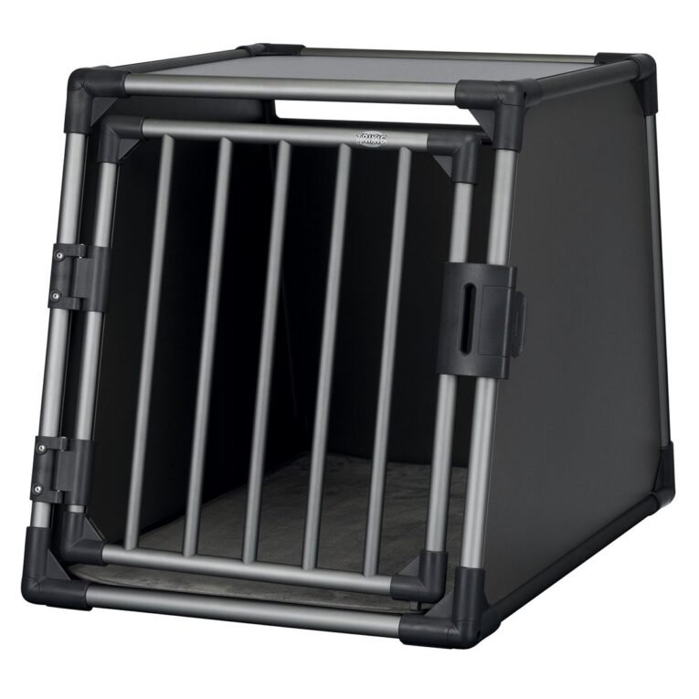 Günstig Trixie Transportbox Aluminium graphit Alubox M-L i mPreisvergleich in unserem Onlineshop auf Hundeliebe-shop.de kaufen.