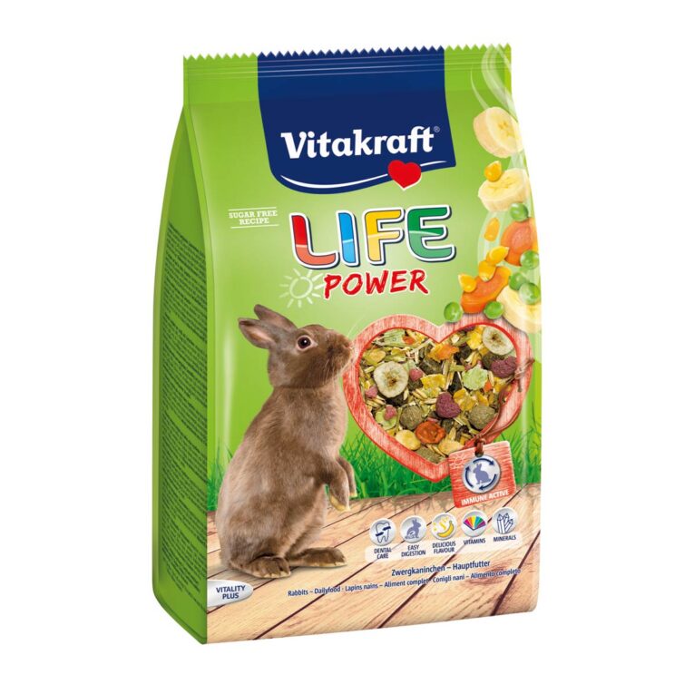 Günstig Vitakraft LIFE Power Zwergkaninchen 2×1