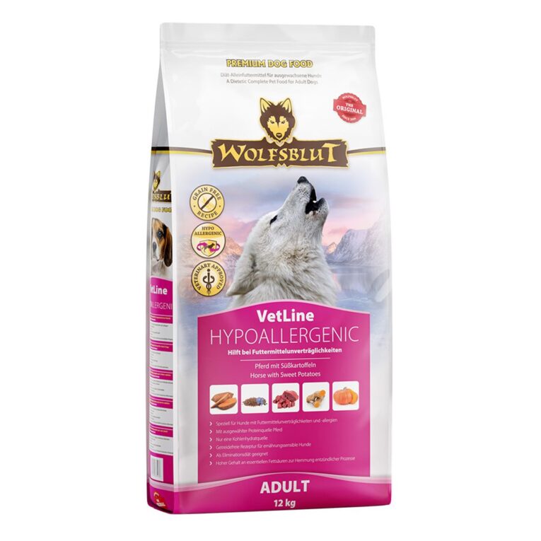 Günstig Wolfsblut VetLine Hypoallergenic Pferd 12kg i mPreisvergleich in unserem Onlineshop auf Hundeliebe-shop.de kaufen.