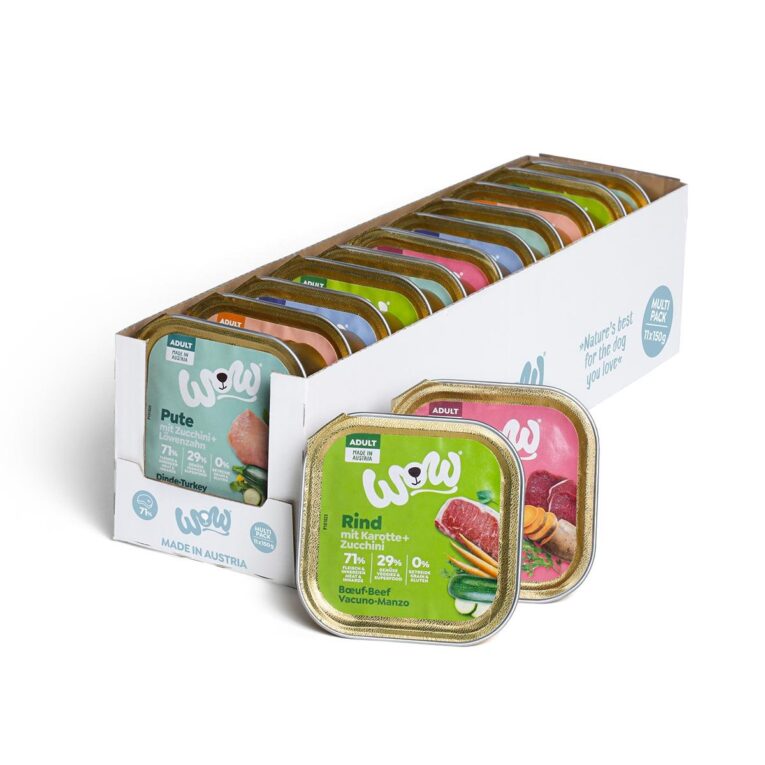 Günstig WOW Adult Multipack 11 Stück- verschiedene Sorten i mPreisvergleich in unserem Onlineshop auf Hundeliebe-shop.de kaufen.
