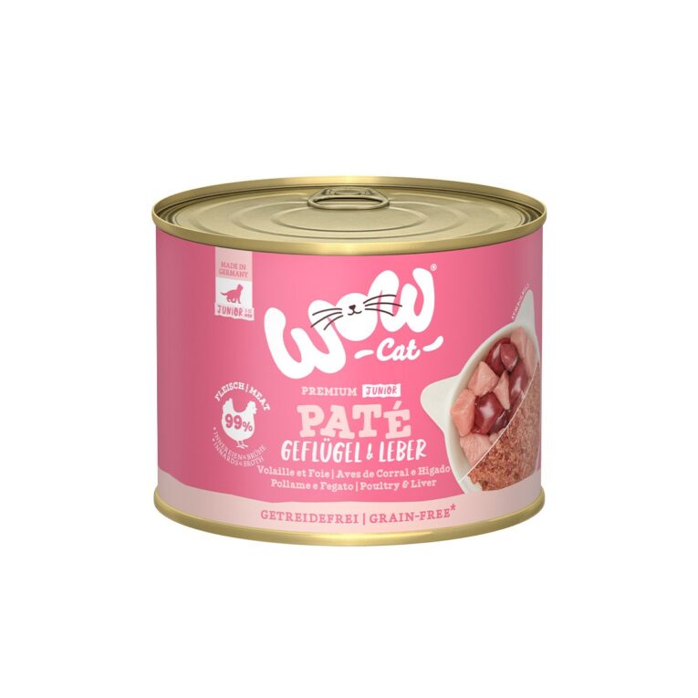 Günstig WOW CAT Junior Geflügel & Leber 6x200g i mPreisvergleich in unserem Onlineshop auf Hundeliebe-shop.de kaufen.