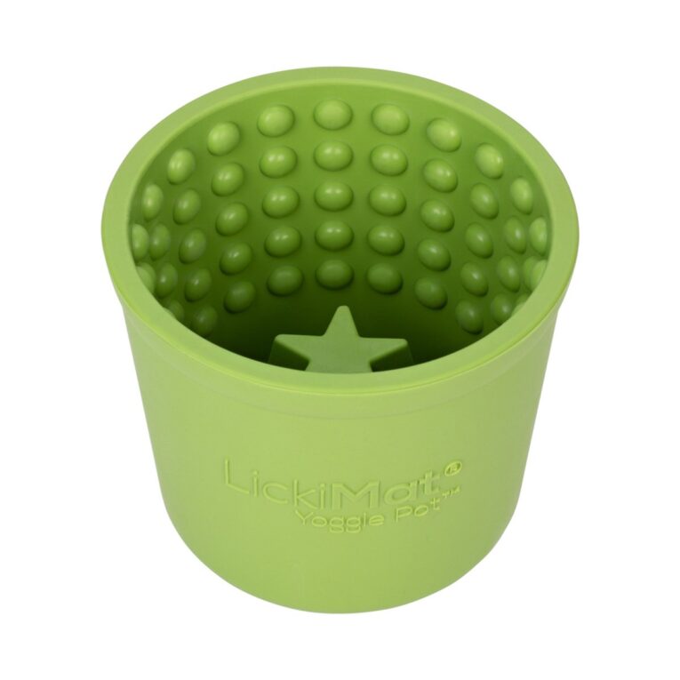 Günstig LickiMat Yoggie Pot grün i mPreisvergleich in unserem Onlineshop auf Hundeliebe-shop.de kaufen.