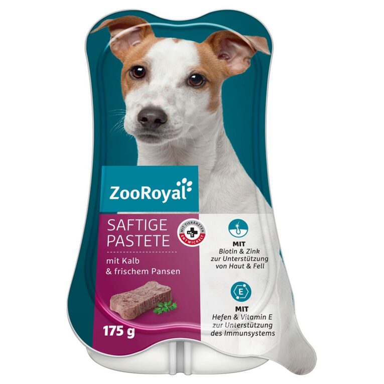 Günstig ZooRoyal Saftige Pastete mit Kalb & frischem Pansen 15x175g i mPreisvergleich in unserem Onlineshop auf Hundeliebe-shop.de kaufen.