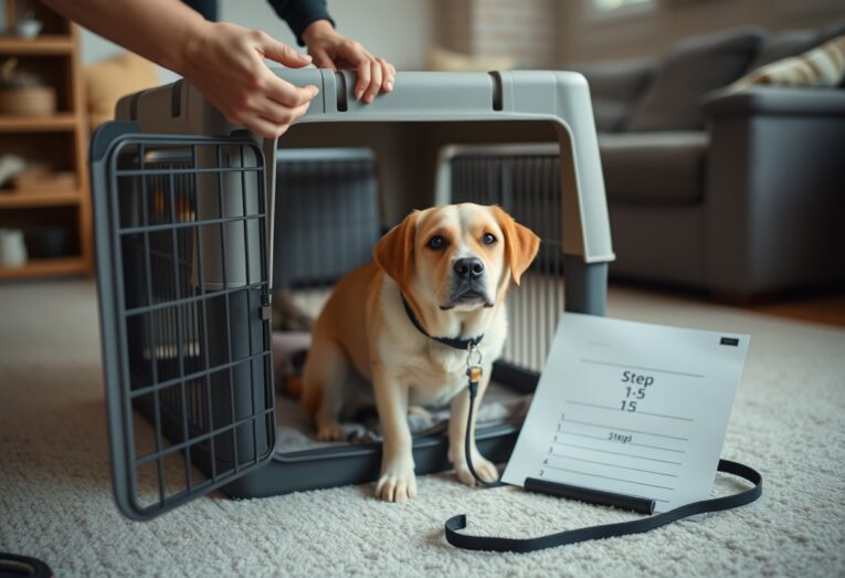 hund an transportbox gewohnen trainingsplan fzj